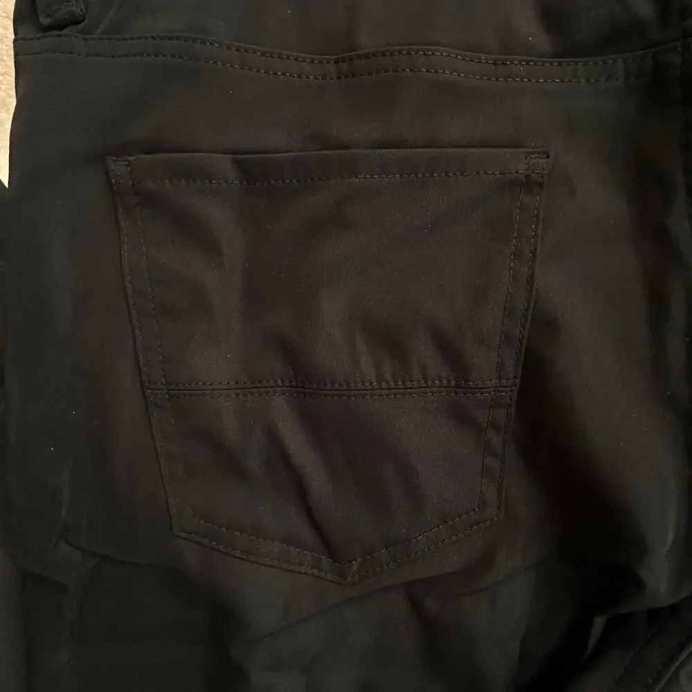 NWT Copper & Oak Men's Tech Utility Pants Straight Fit Black 36 X 34